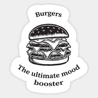 Burger lover funny Sticker